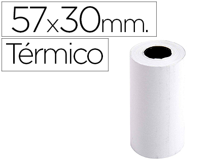 Rollo sumadora térmico Exacompta 57 x ø30mm.